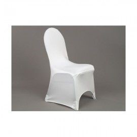 Housse de chaise blanche